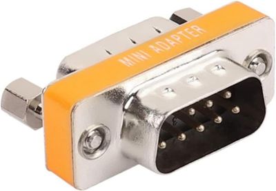 Adaptateur Null Modem DB9 Mâle-Mâle Compact