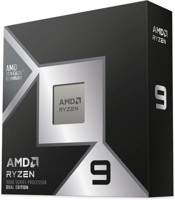 AMD Ryzen 9 9950X3D2 BOX  (Pas de Ventilateur Inclus)