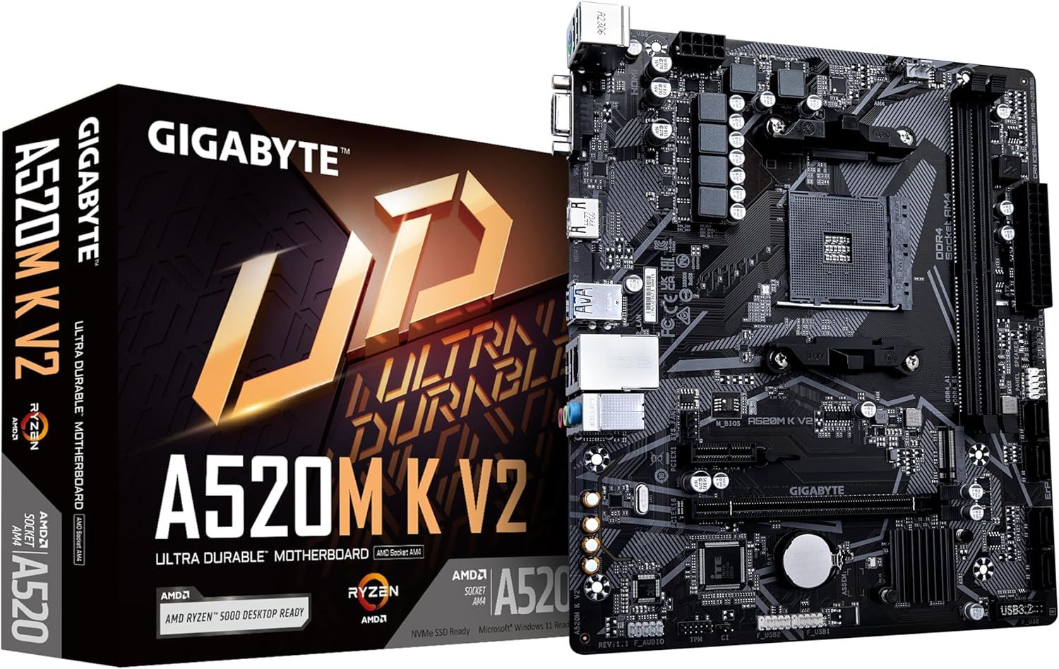 GIGABYTE A520M K V2 DDR4
