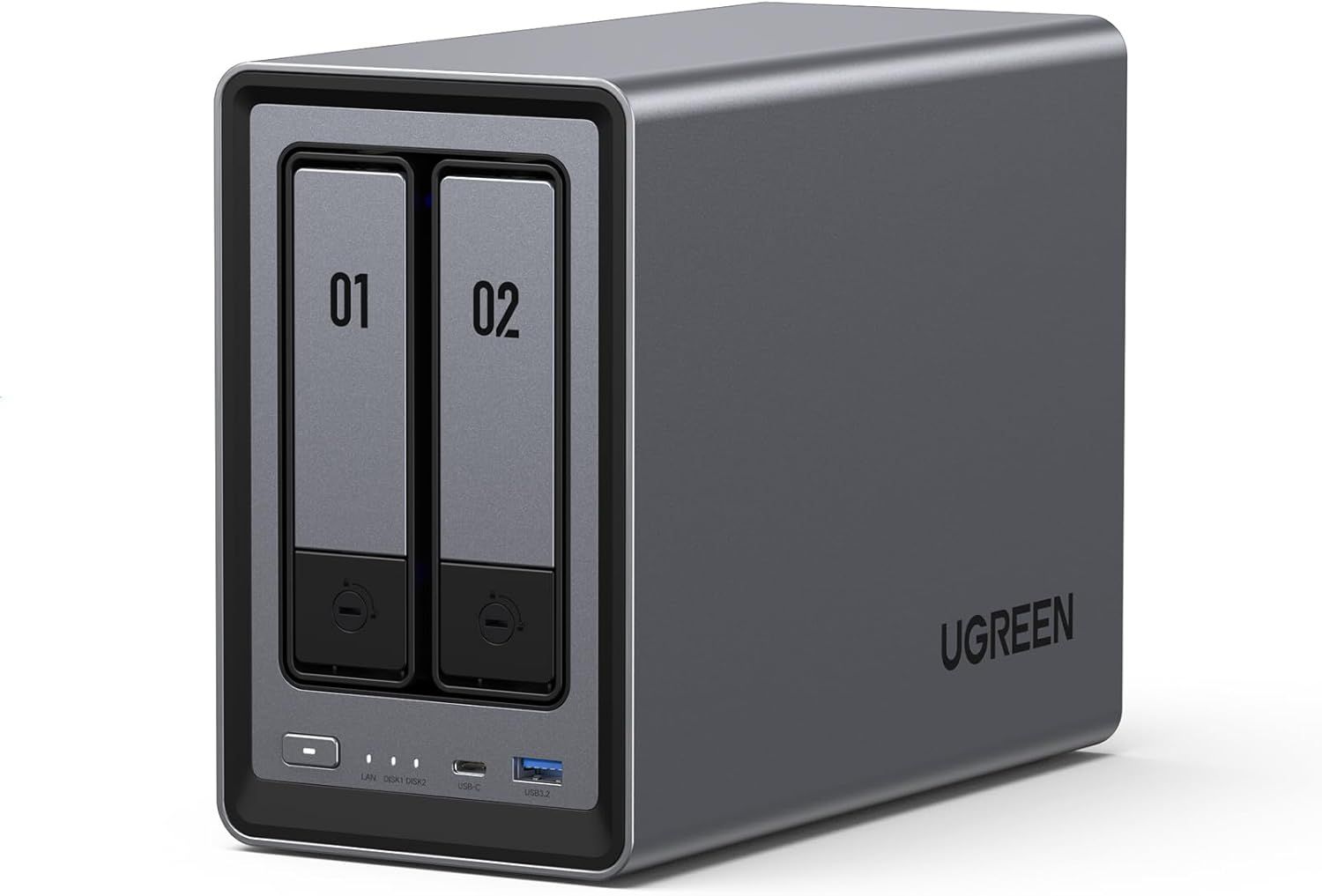 UGREEN Serveur NAS DXP2800 2 Baies Intel N100