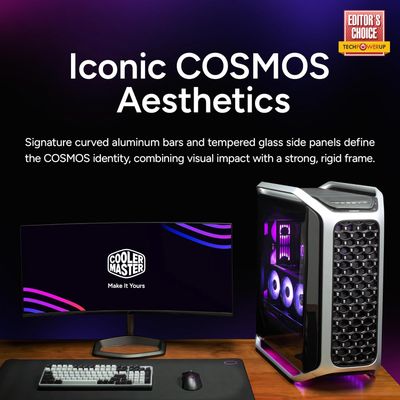 Boîtier PC Cooler Master Cosmos Alpha - ATX - E-ATX - EEB - Tour entière
