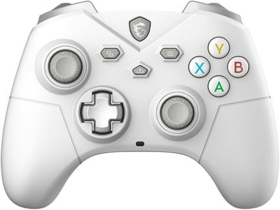 MSI FORCE GC300 WIRELESS WHITE Manette pour PC - 2.4 GHz, Bluetooth
