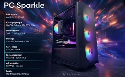 PC configure SPARKLE - RTX 5050