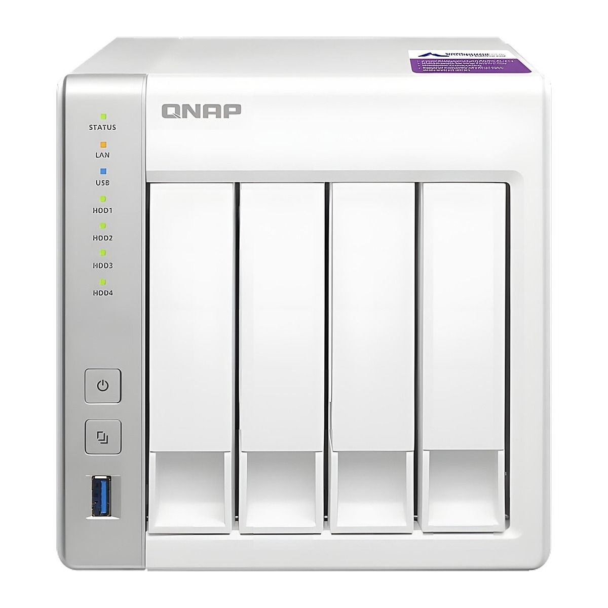 QNAP TS-431P - NAS 4 baies, processeur dual-core 1,7 GHz, 1 Go RAM