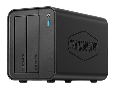 TerraMaster F2-425 - NAS 2 baies Intel Celeron N5095, 4 Go DDR4, 2,5 GbE