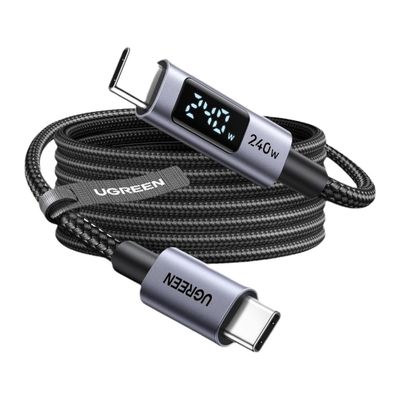 UGREEN Câble USB-C vers USB-C écran LCD PD 3.1 240W 2 m