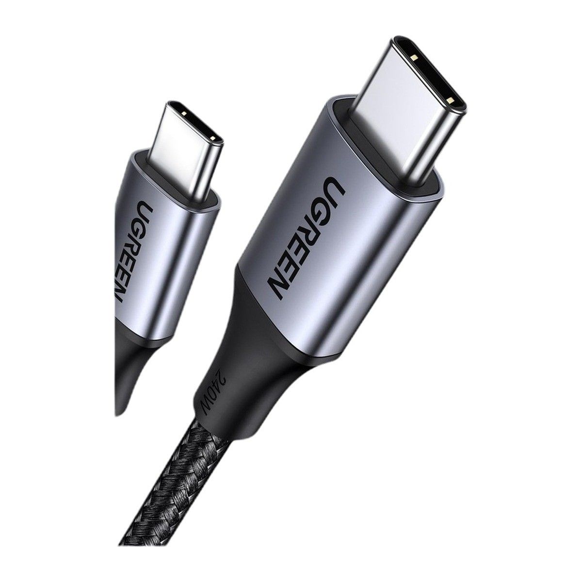UGREEN Câble USB-C vers USB-C 240W PD 3.1 - 2 m Nylon tressé