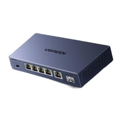 UGREEN Switch Ethernet 6 Ports 5 x 2,5G RJ45 + 1 x 10G SFP+ 3 modes - 35048