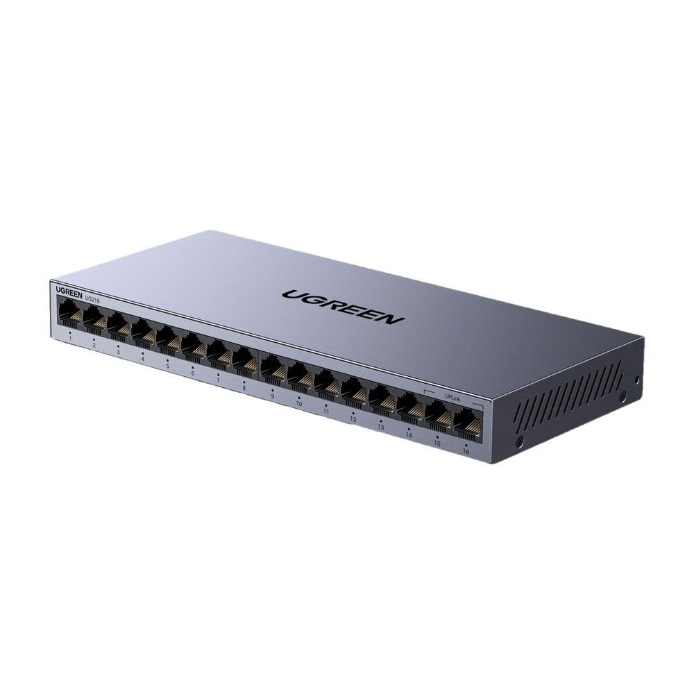 UGREEN Switch Ethernet Gigabit 16 ports 1000 Mbps Plug &amp; Play 35373