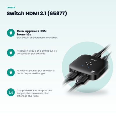 UGREEN Switch HDMI 2.1