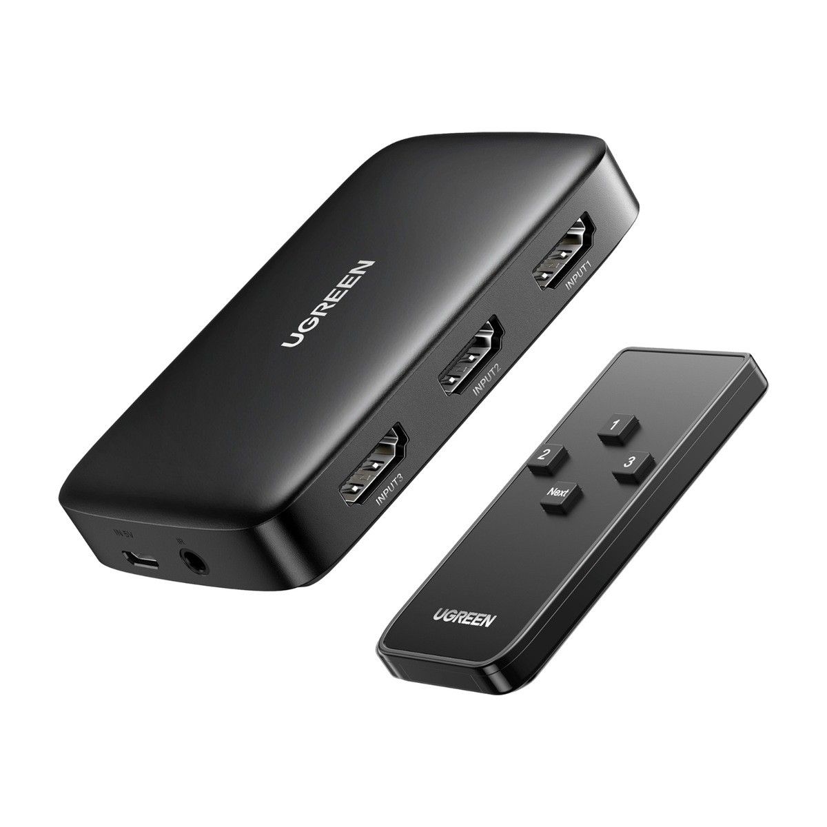 UGREEN Commutateur HDMI 3 entrées 1 sortie 4K 30 Hz avec télécommande