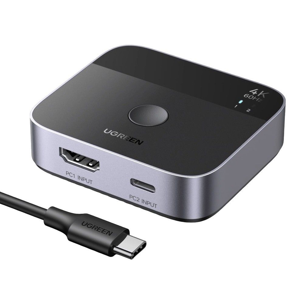 UGREEN Switch USB-C et HDMI 2 en 1 55452 4K 60Hz HDR10+ 3D unidirectionnel