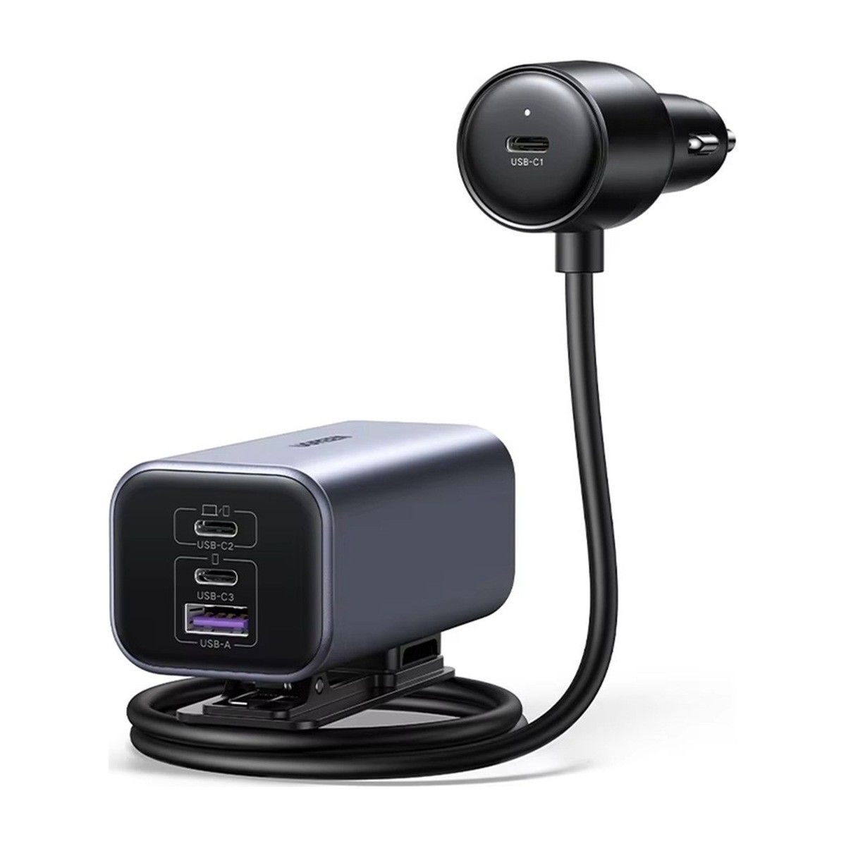 UGREEN Chargeur Voiture USB-C 150W 4 Ports PD 140W - Réf. 35027