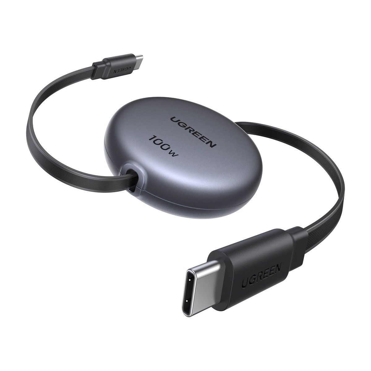 UGREEN Nexode Câble USB-C rétractable 100 W - Rangement intégré