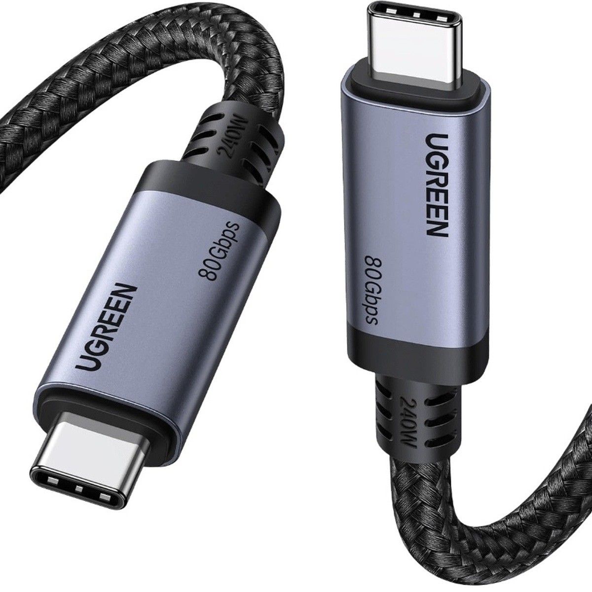 UGREEN Câble USB-C 240 W 80 Gbps 1 m, 16K à 60 Hz, USB Power Delivery 3.1