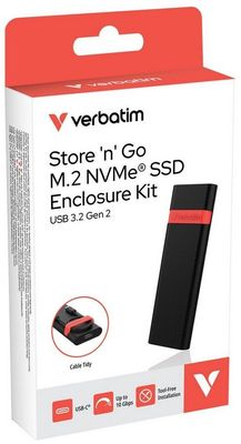 Verbatim Store ‘n’ Go M.2 NVMe SSD Enclosure Kit