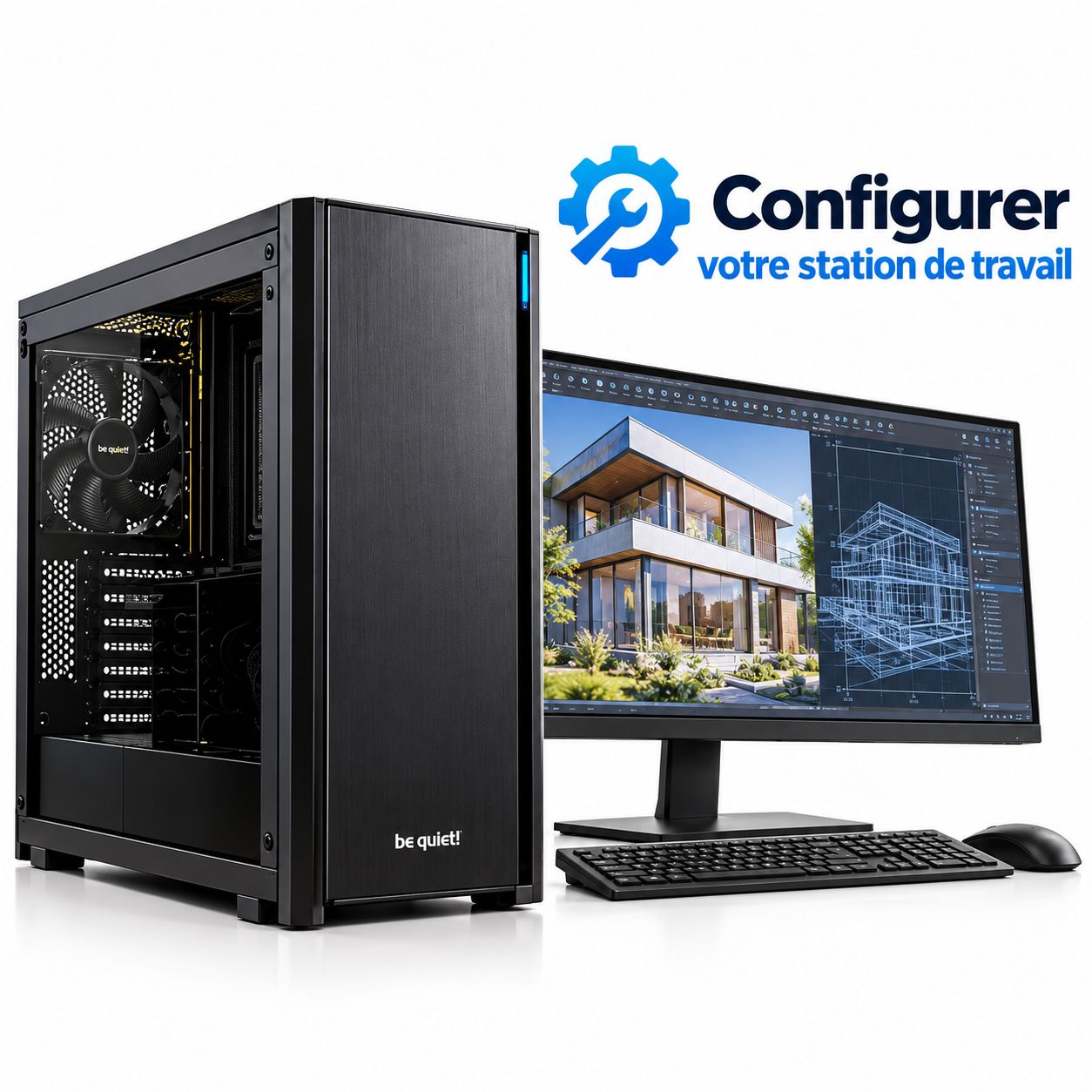 Station de travail Architecture sur mesure -AMD  Ryzen