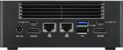 SHUTTLE XPC NANO NA10H7 - Barebone - AMD Ryzen 7 8845H - AI - 2x DDR5 - M.2 -2x RJ45