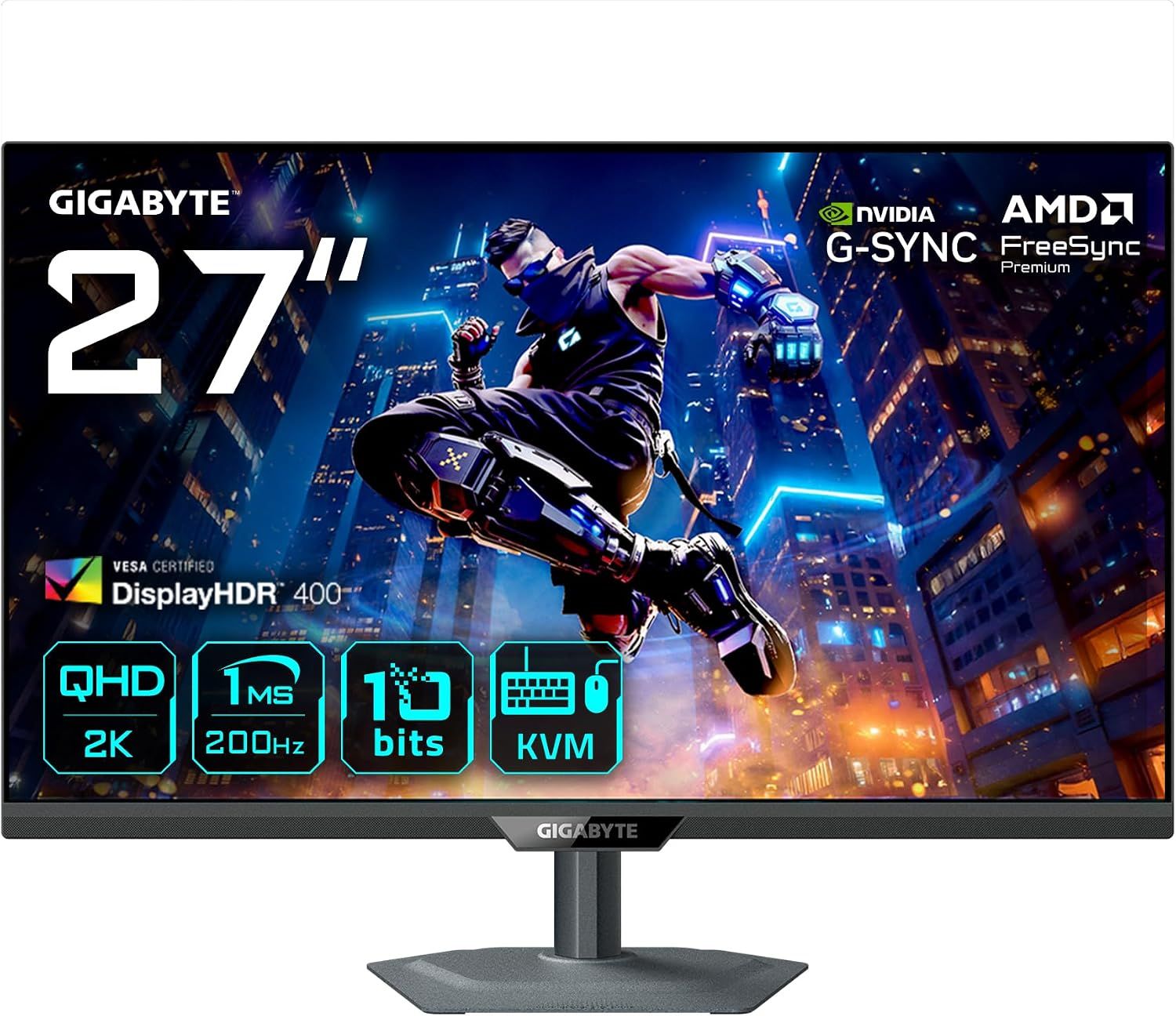 GIGABYTE M27Q2 QD Moniteur de Jeu 27” QHD