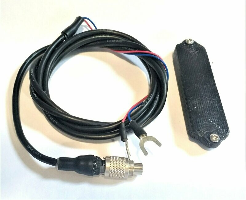 External Power Lead for Mychron 5 Runs from Kart Battery with  Blanking Plate (Fork Connectors)