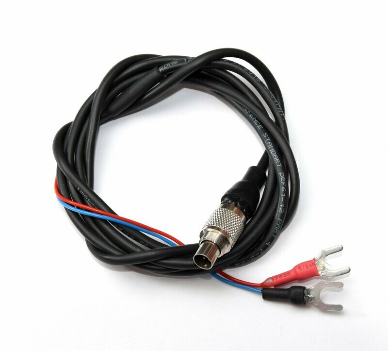 External Power Lead for Mychron 5 Runs from Kart Battery (Fork Connectors)