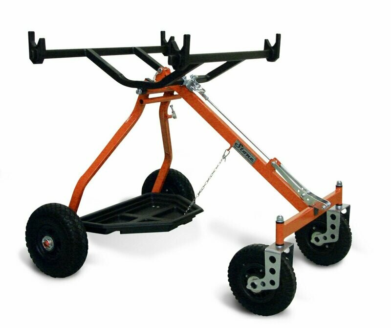 One Man Kart Trolley (Orange) - Made By Stone