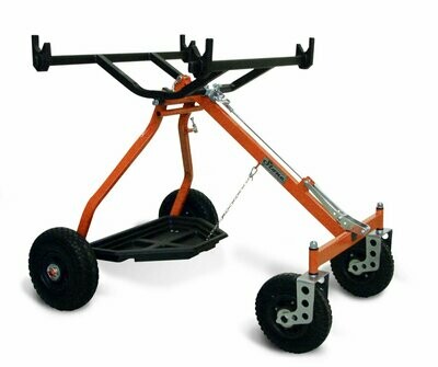 Kart Trolley ORANGE - One Man (person) Lift - Made By Stone