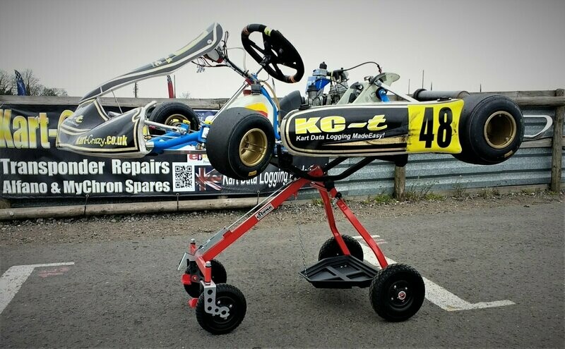 One Man Kart Trolley (Red) - Made By Stone