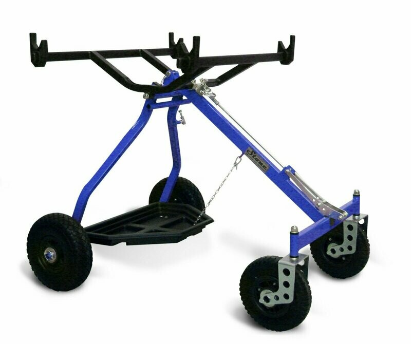 One Man Kart Trolley (Blue) - Made By Stone