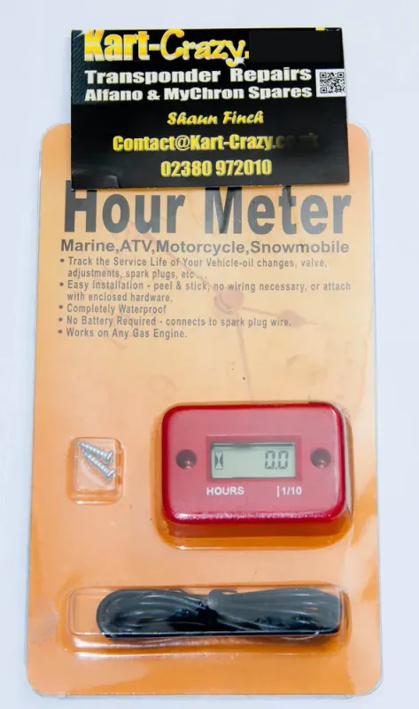 Engine Running Time Meter (Red)