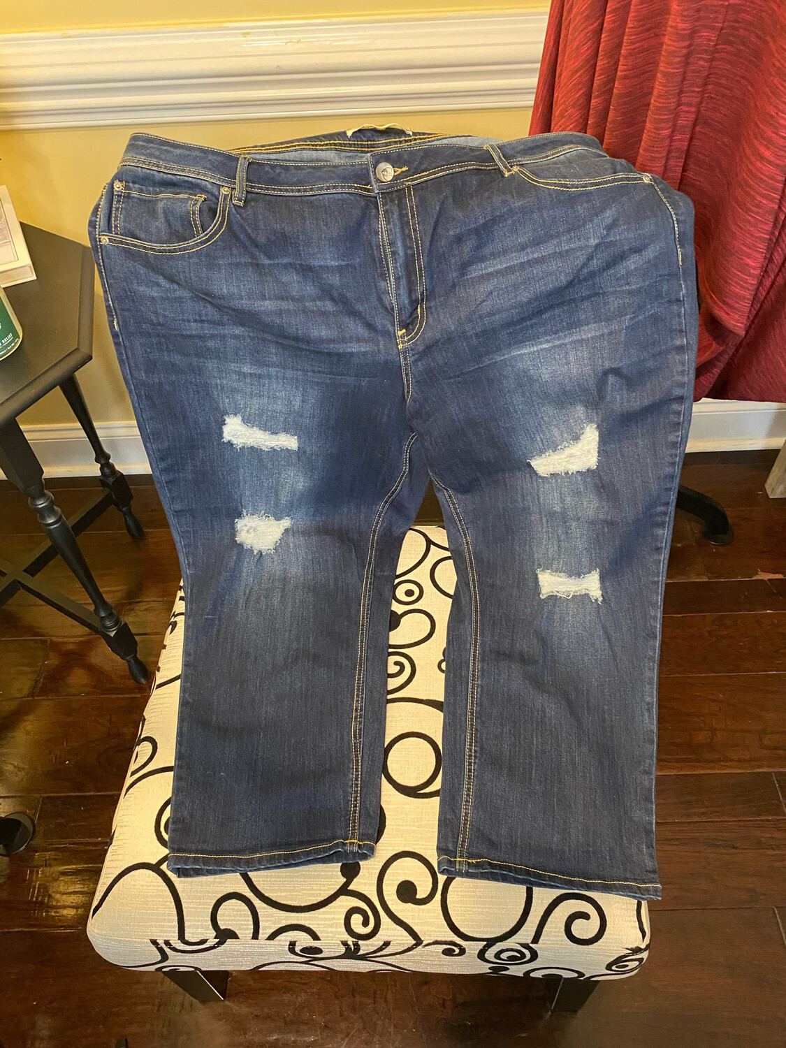 Cropped jeans store size 16