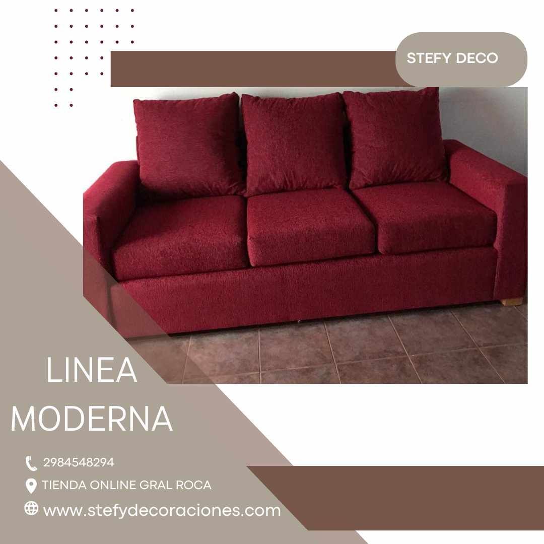SILLON 3 CUERPOS CHENILLE