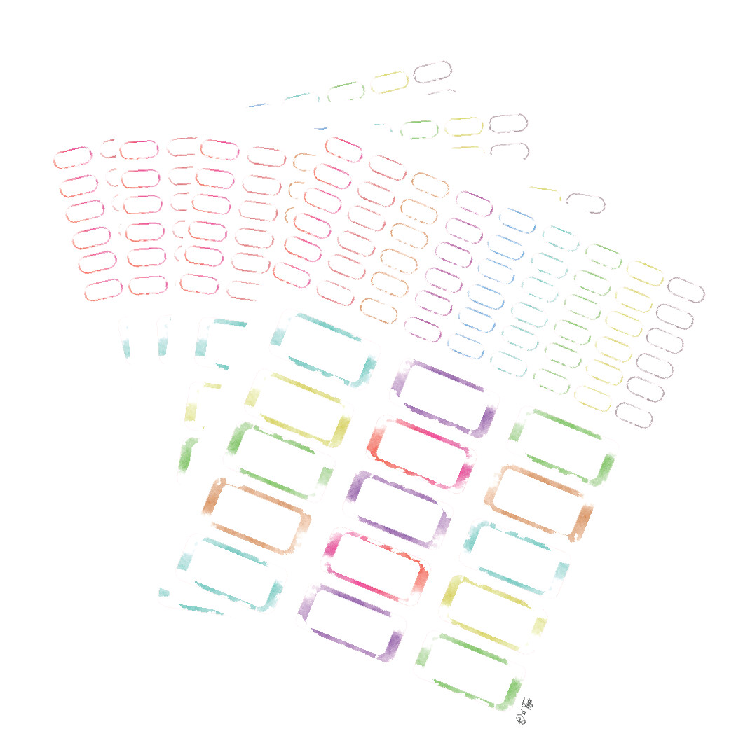 Stickers de colores