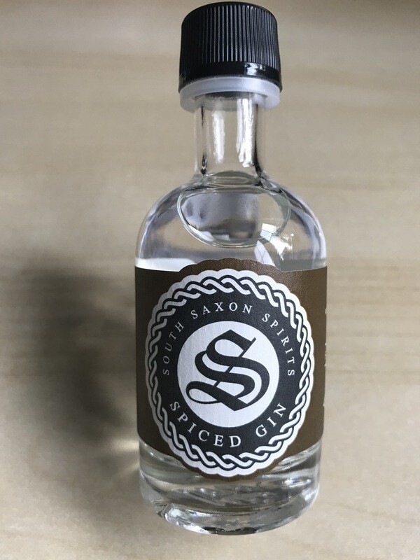 Miniature Slightly Spiced Gin ABV 43% Vol 50ml