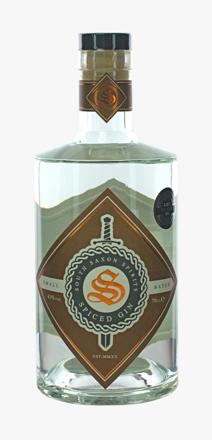 AWARD WINNING - Spiced Gin ABV 43% Vol  e70CL
