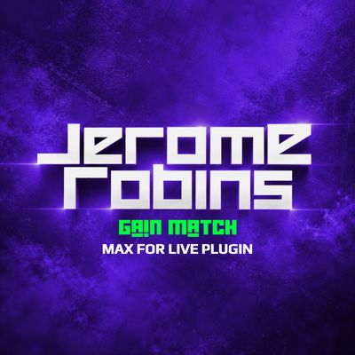 Jerome Robins Gain Match Ableton 10+ Max For Live Plugin