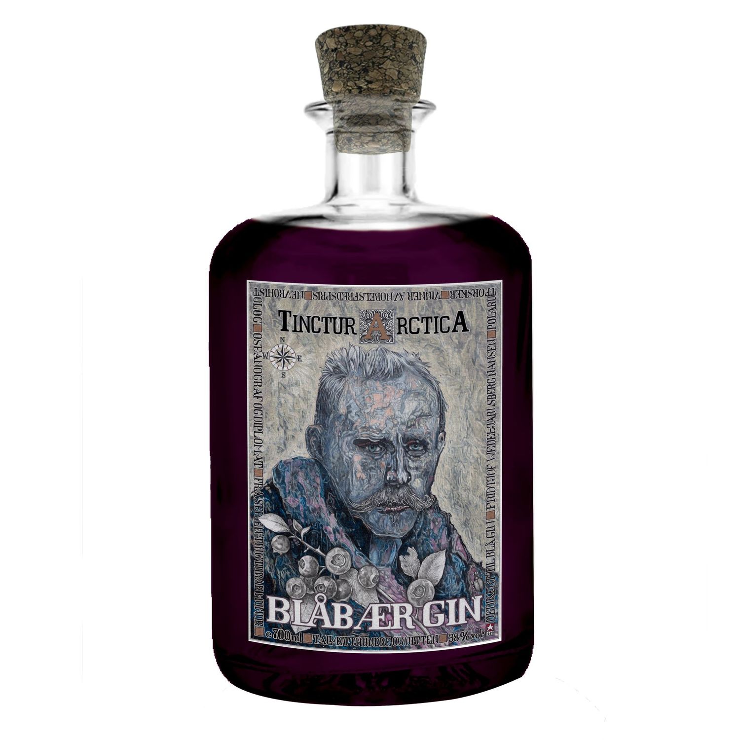 Blåbær Gin 38% VOL.