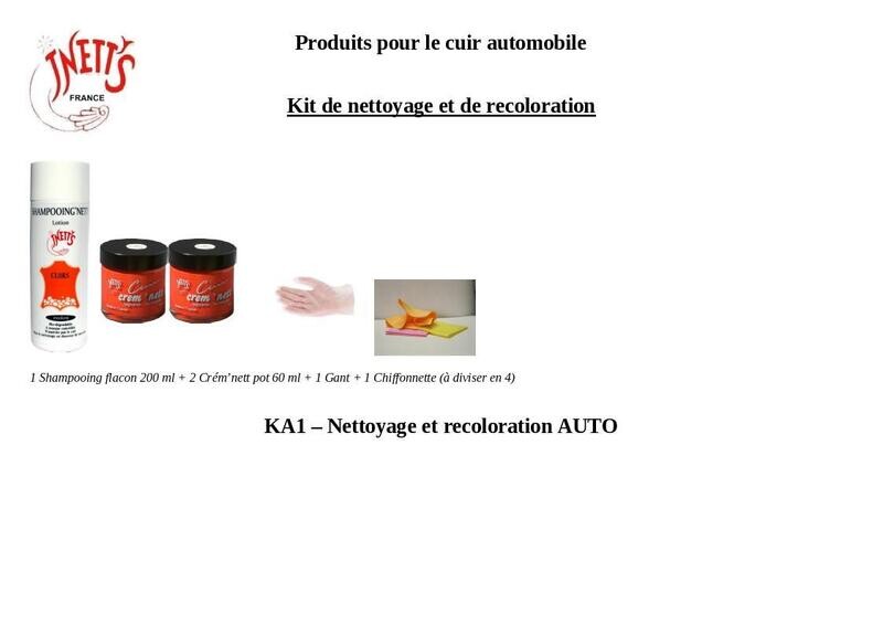 Nettoyage et recoloration AUTO