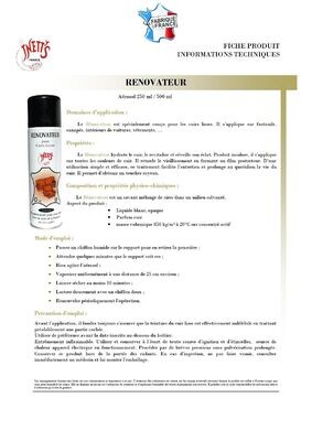 Rénovateur - aérosol 250 ml