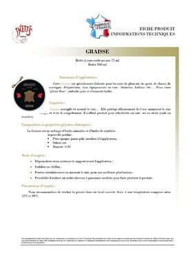 Graisse - boîte à sou 75 ml