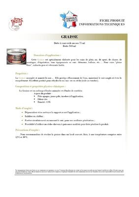 Graisse enrichie - boîte 500 ml