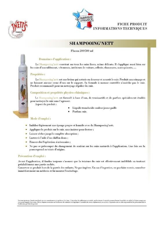 Shampooing'nett - flacon 500 ml