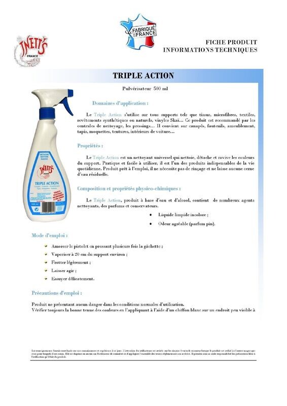Triple action - pulvérisateur 500 ml