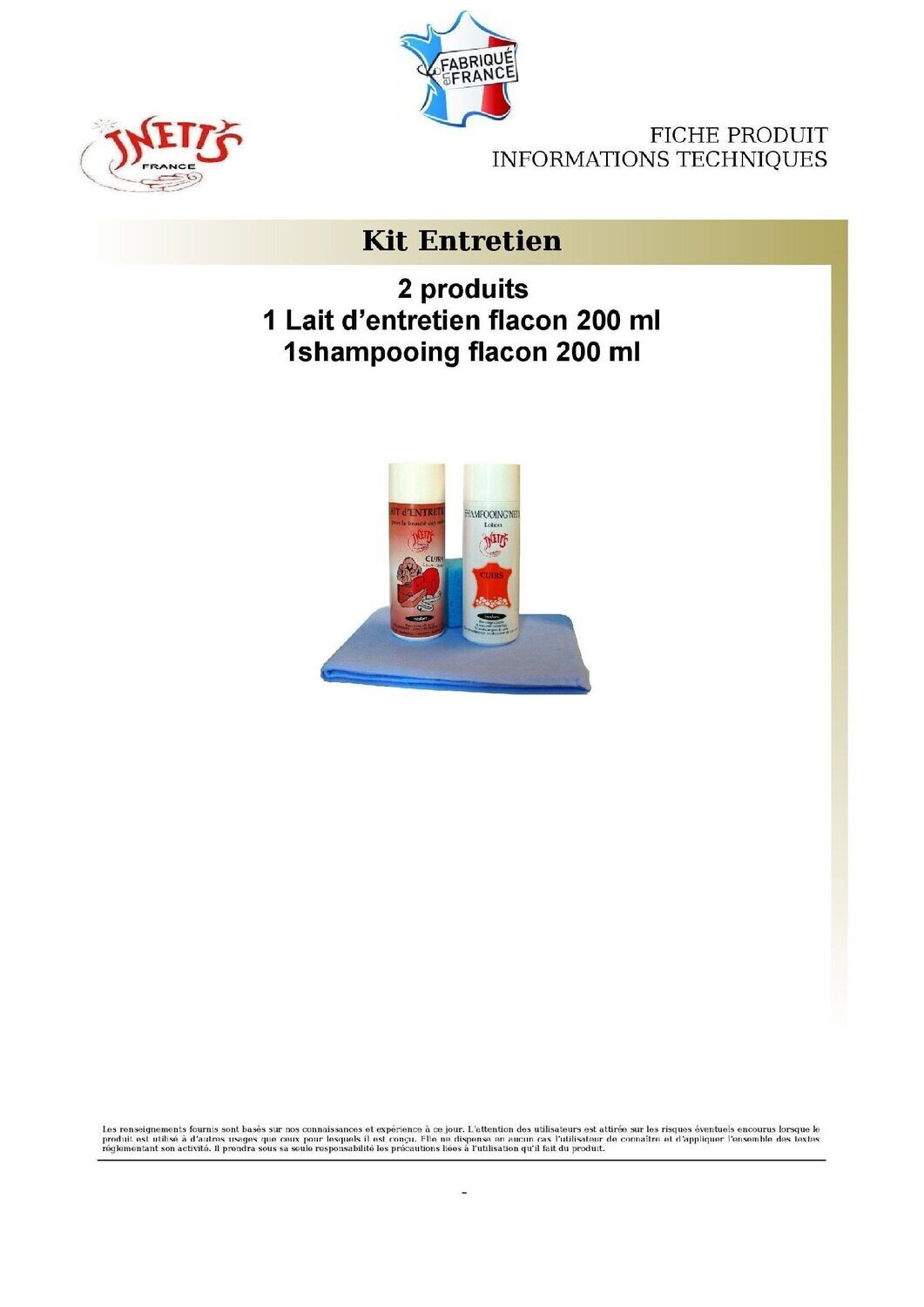 Kit entretien (Belpeau)