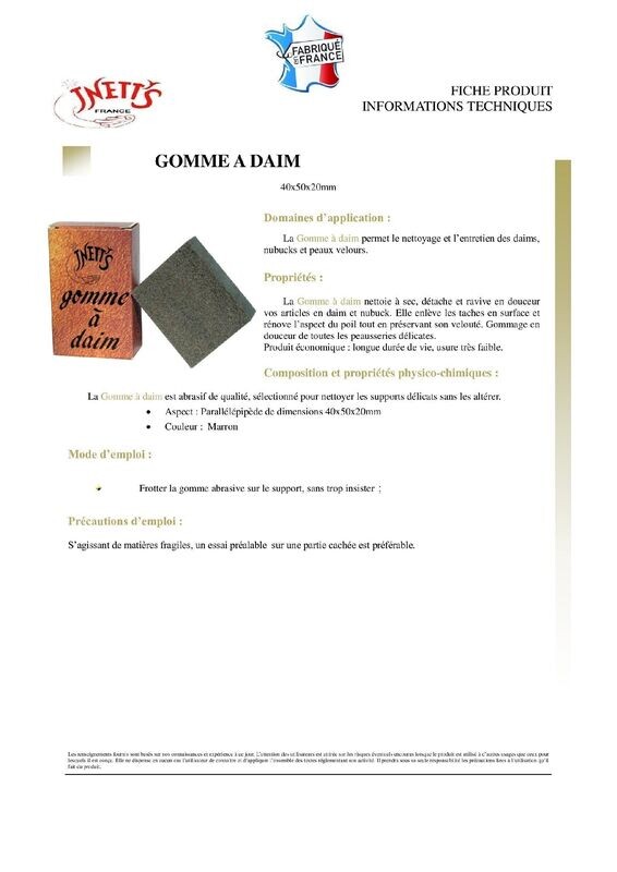 Gomme à daim