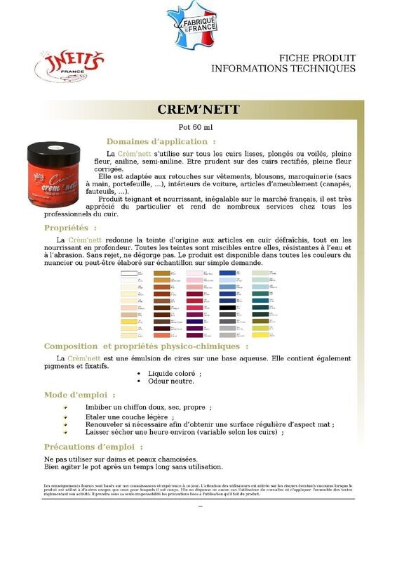 Crèm'nett - pot 60 ml