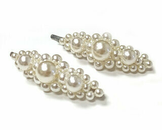 HAIR CLIPS PEARL (SET)