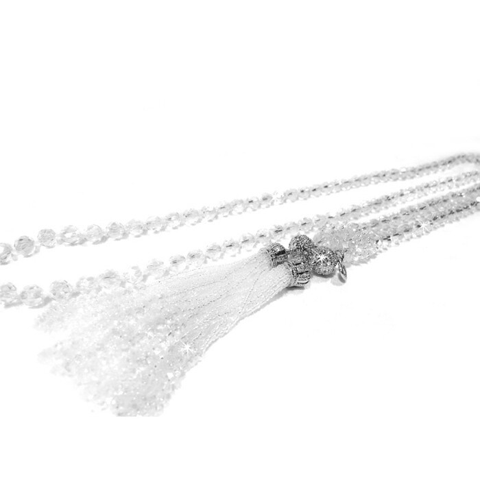 Necklace Crystal Magnetic Tassel