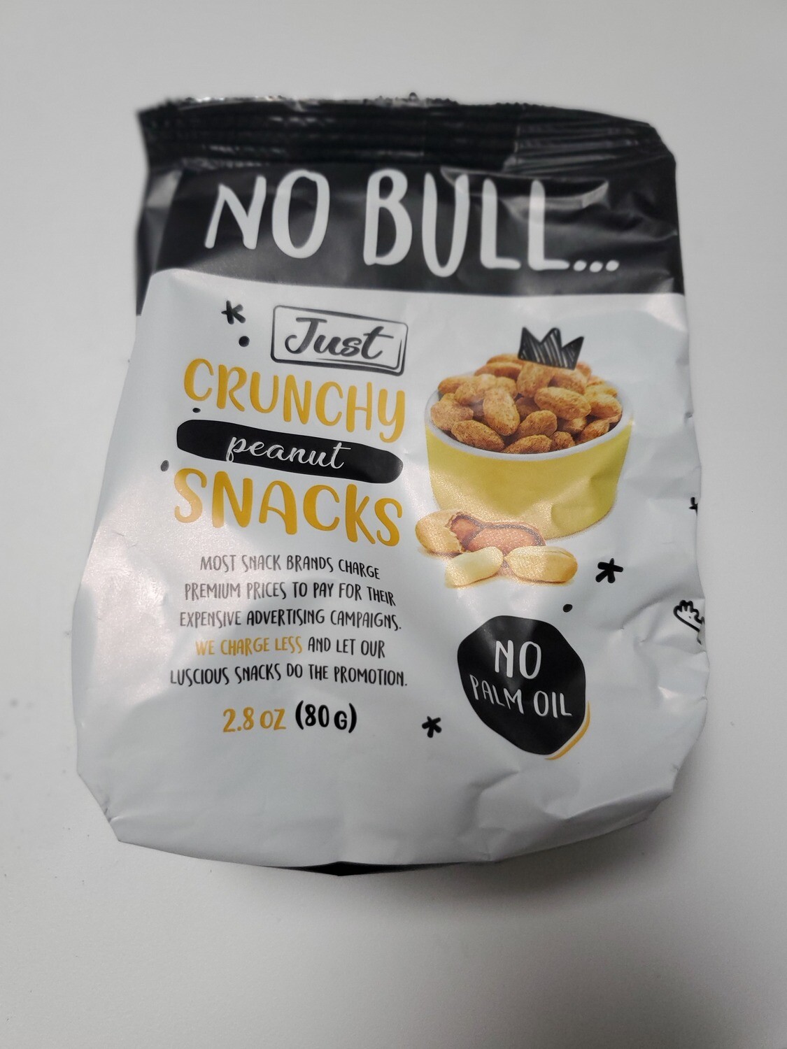 NO BULL Crunchy Peanut Snacks 80 g