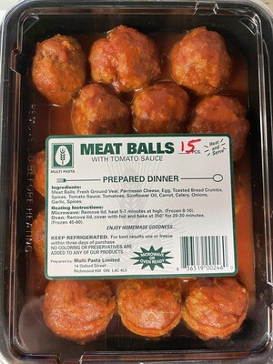 Meatballs in Tomato Sauce 15pc